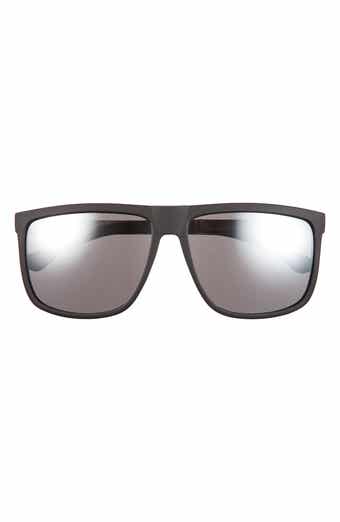 Vince Camuto Rubberised Rectangular Sunglasses