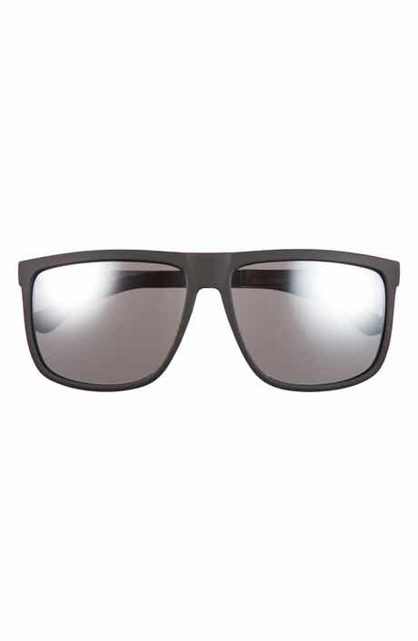 Vince Camuto Rubberised Rectangular Sunglasses