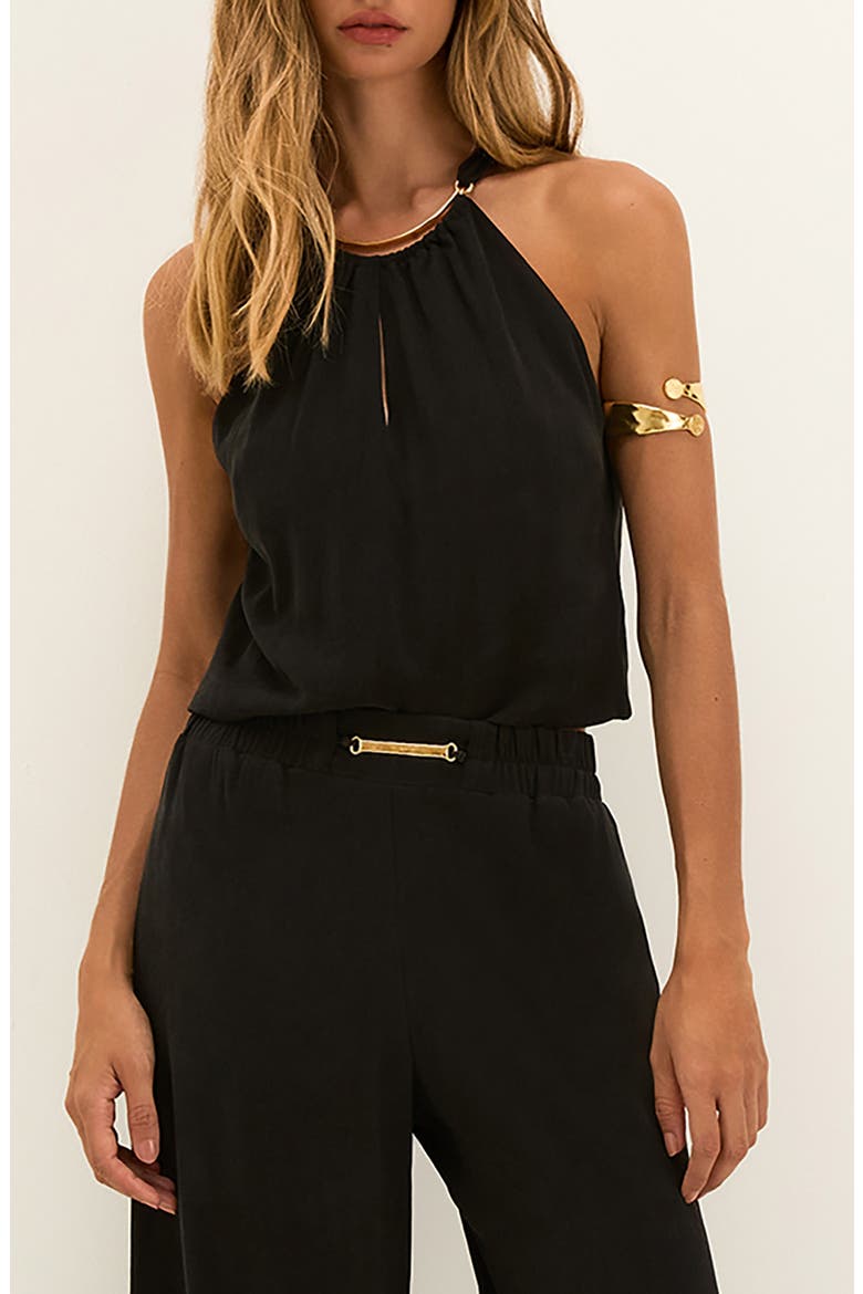 Solid Joy Cover-Up Top, Main, color, BLACK