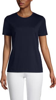 Lands' End Supima Cotton Crewneck T-Shirt