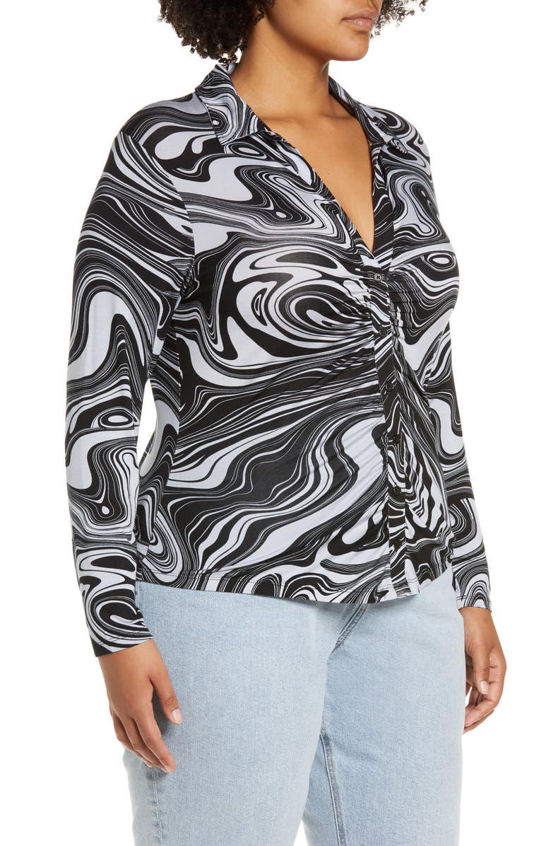 Sanctuary Dreamgirl Button-Up Top, Alternate, color, 