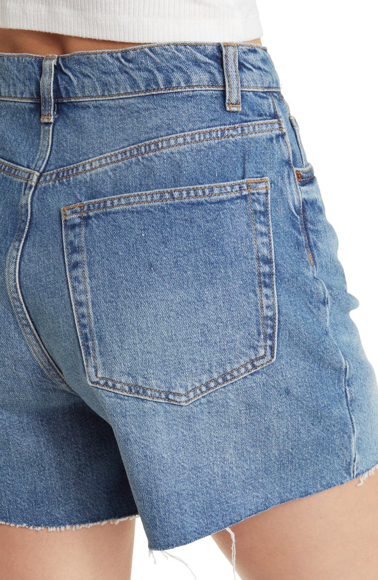 Reformation Wilder High Waist Denim Cutoff Shorts, Alternate, color,