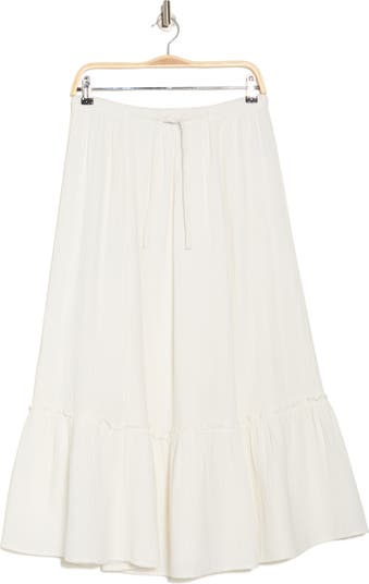Cotton Gauze Tiered Maxi Dress