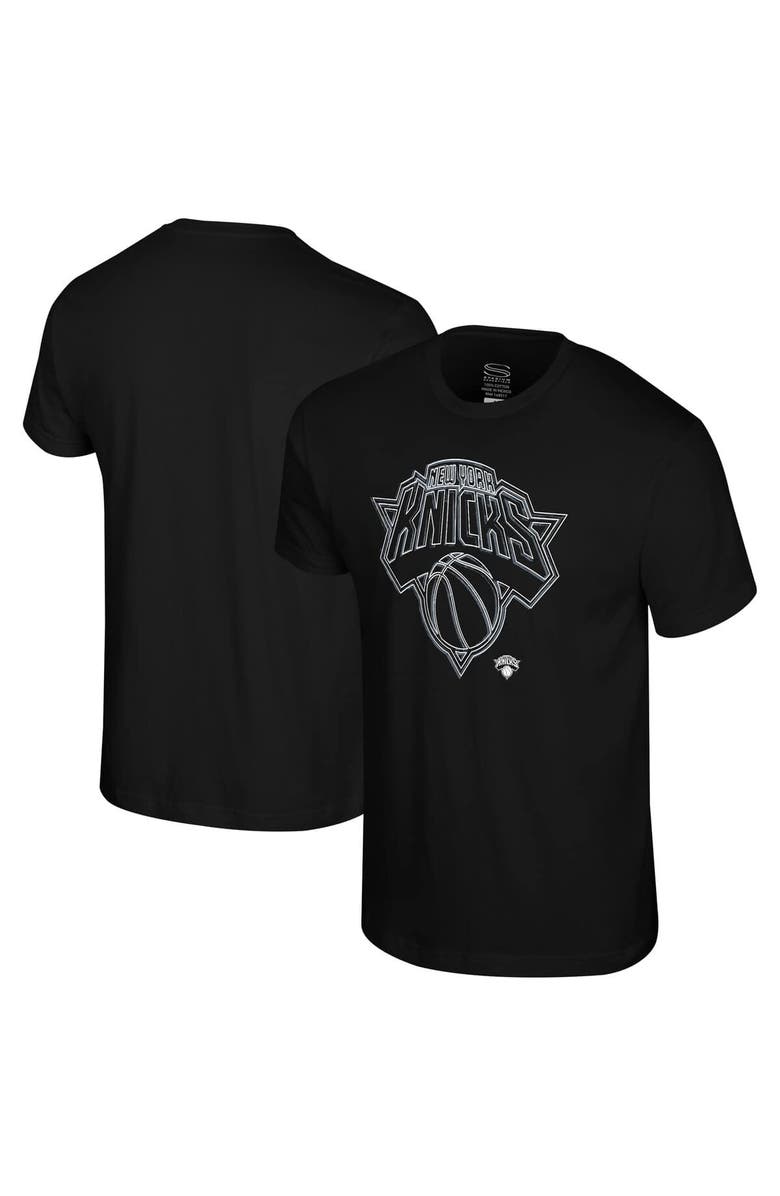Stadium Essentials Men
s Stadium Essentials Black New York Knicks Mono Element T-Shirt, Main, color, Black