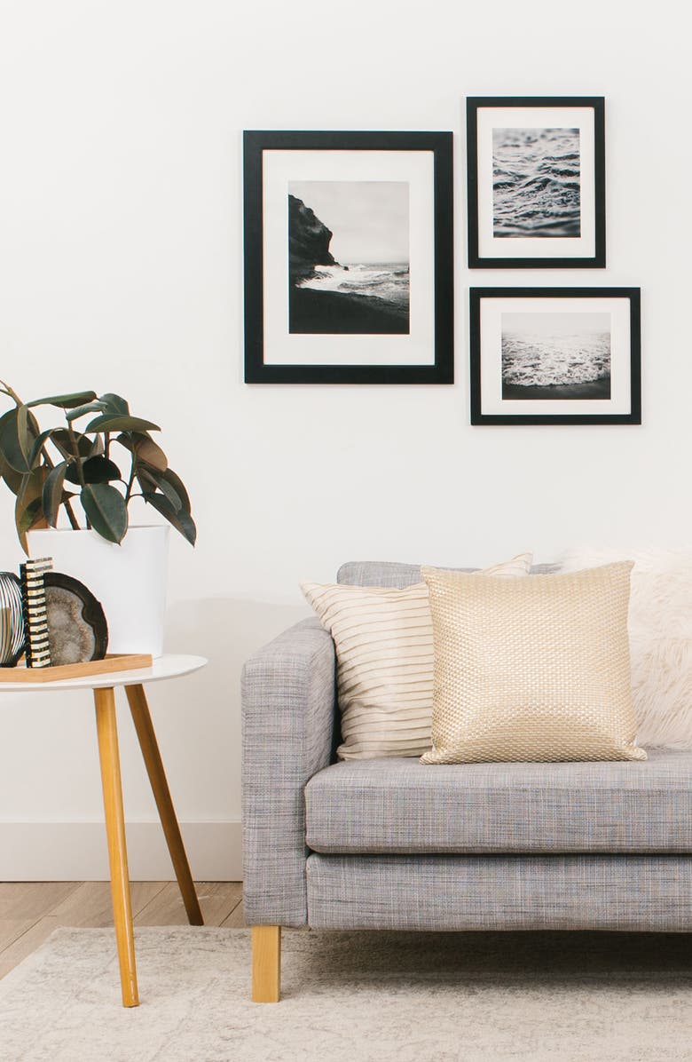 Deny Designs Waves Three-Piece Gallery Wall Art Print Set, Alternate, color,