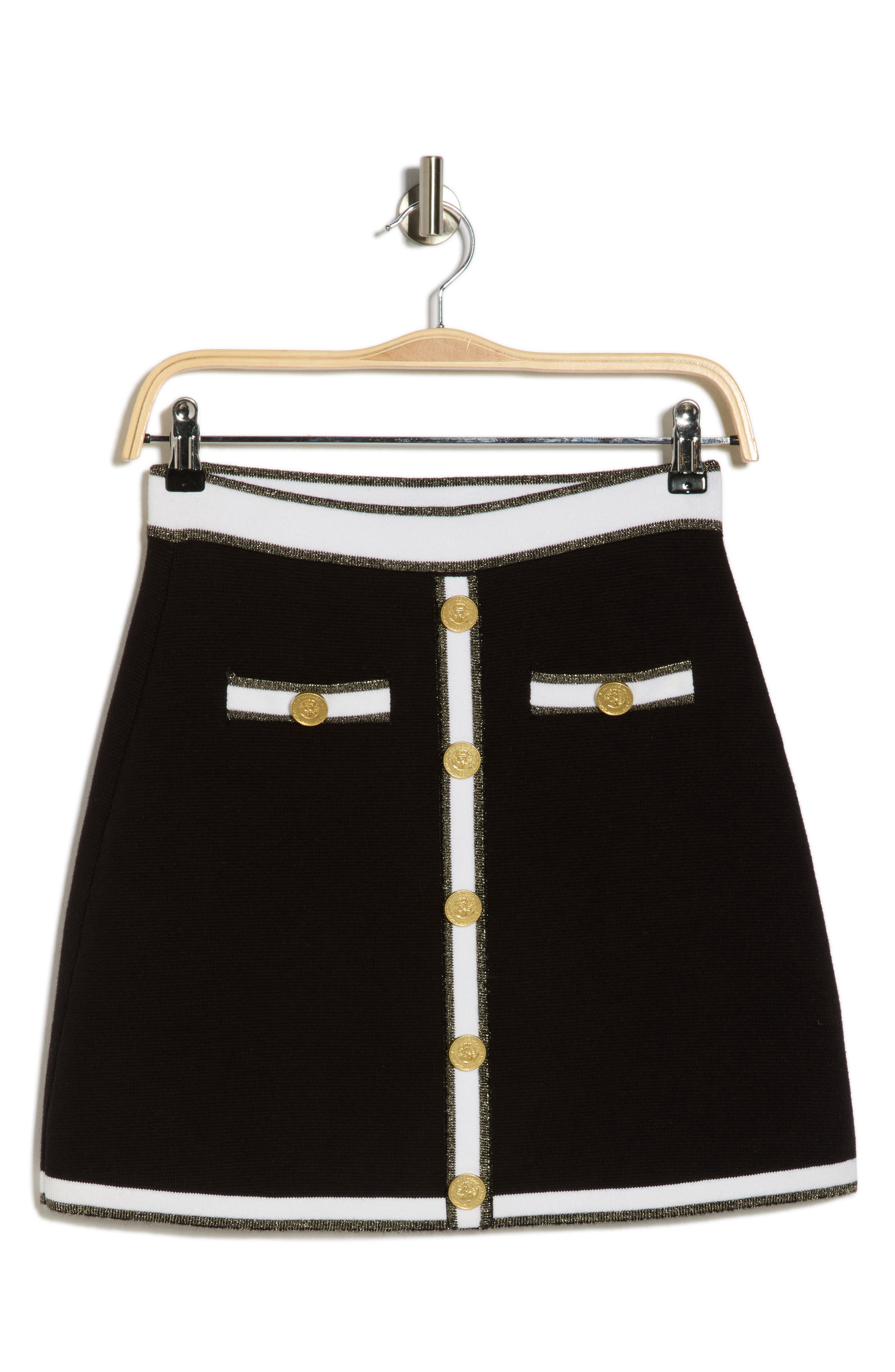 L'AGENCE Emi Knit Miniskirt