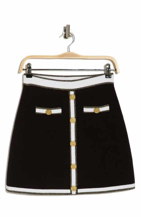 L'AGENCE Emi Knit Miniskirt