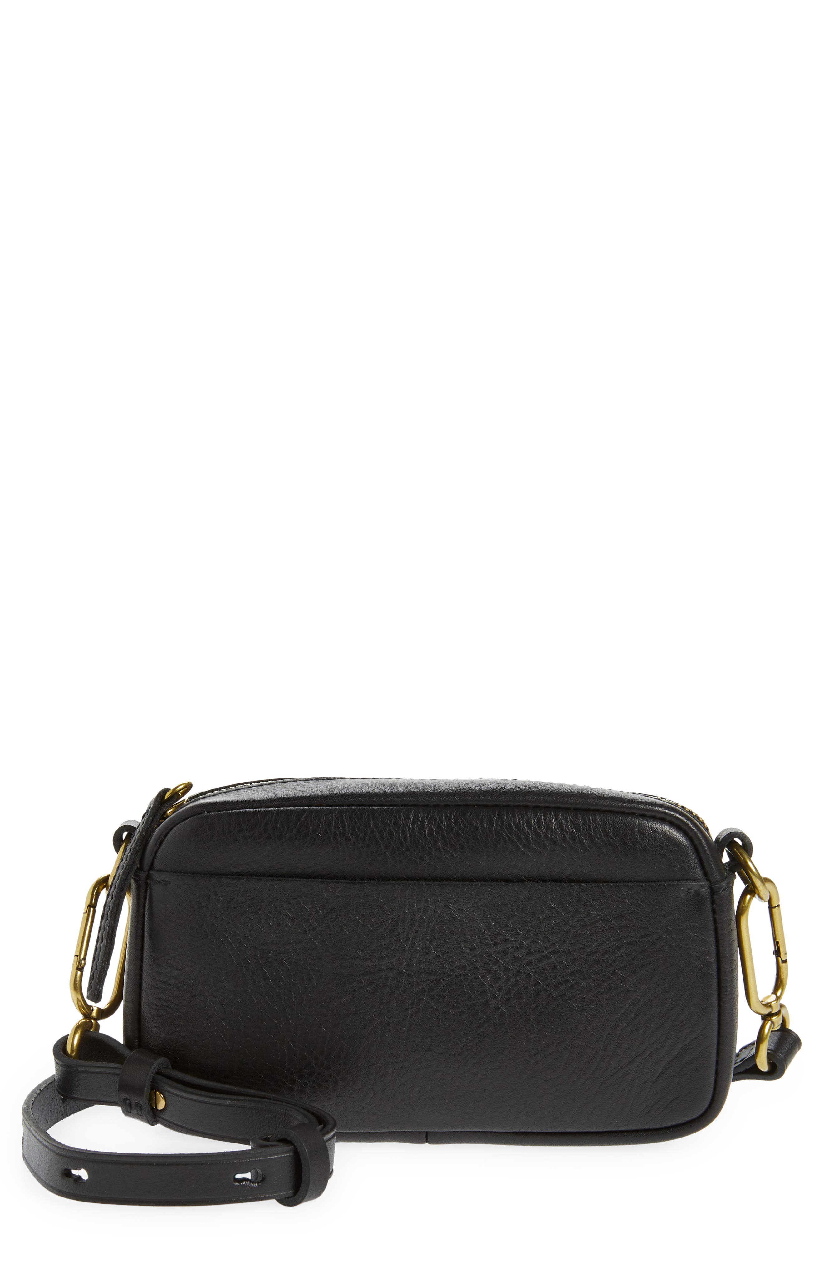 Madewell Mini The Leather Carabiner Crossbody Bag, Main, color, 