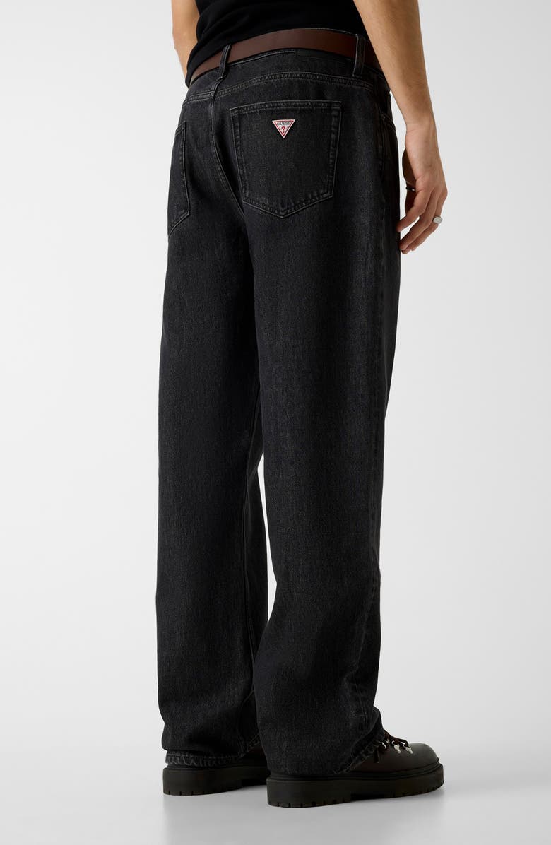 GUESS G16 Relaxed Straight Leg Jeans, Alternate, color, Vintage Black Wash
