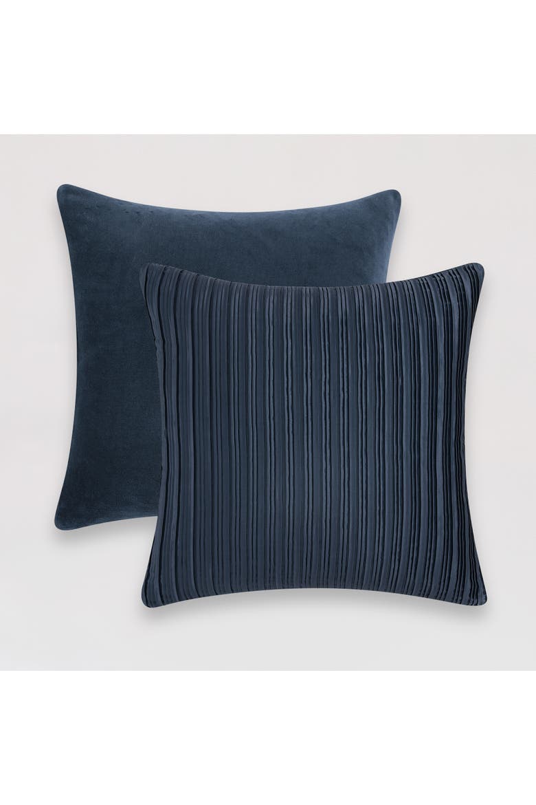 Shroom Pillow Cover, Alternate, color, Navy