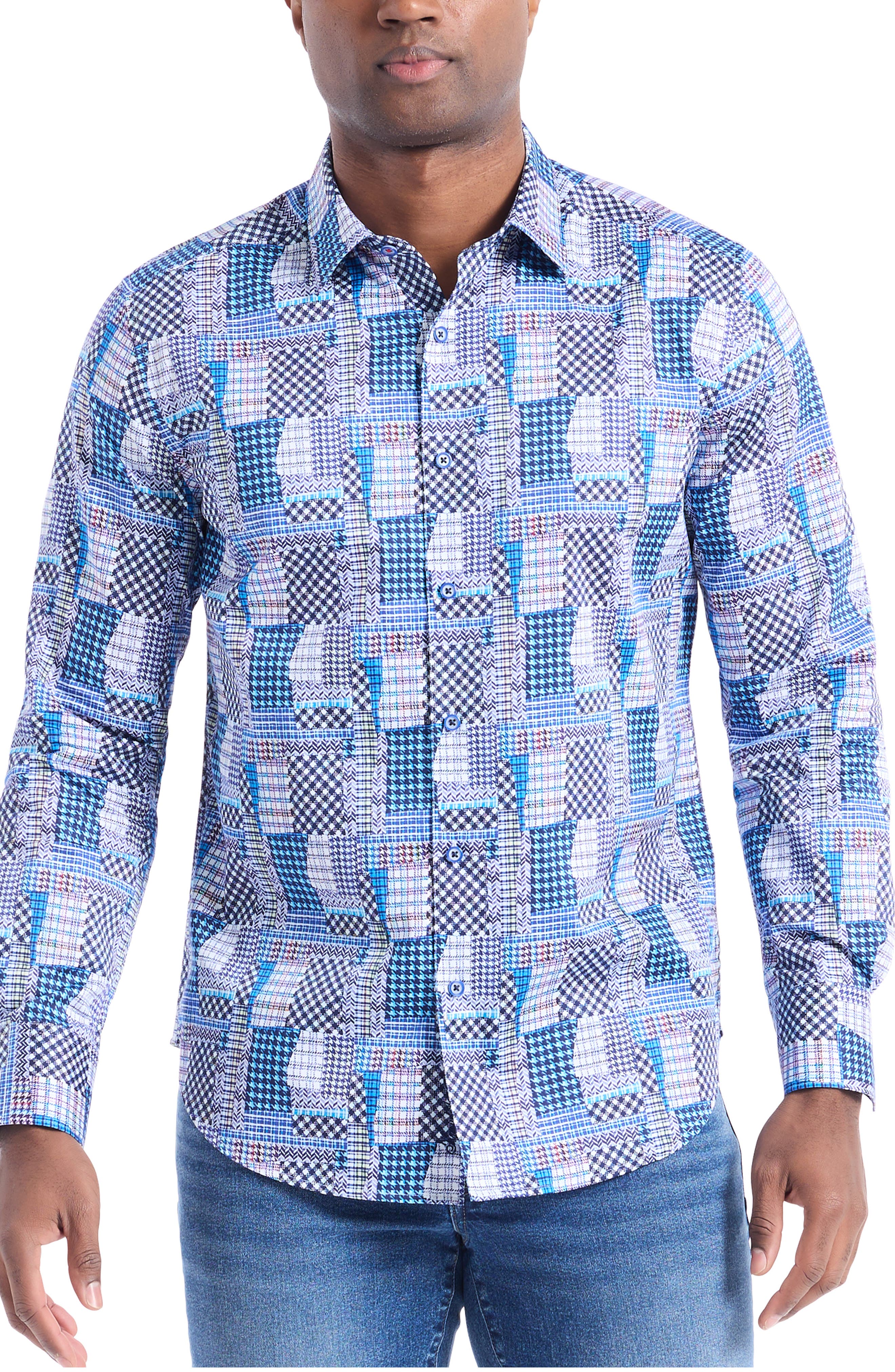 Robert Graham Westgrove Patchwork Print Button-Up Shirt