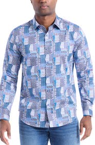 Robert Graham Westgrove Patchwork Print Button-Up Shirt