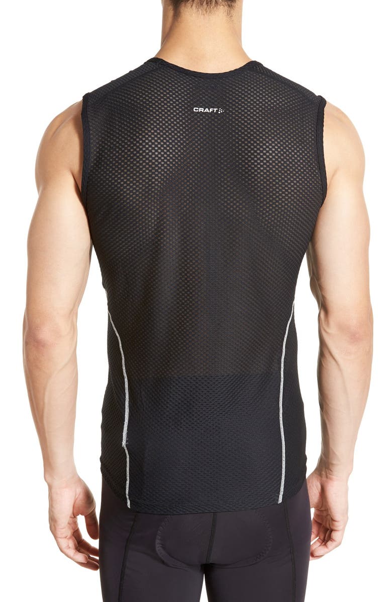 Craft Sleeveless Mesh Cycling Tank, Alternate, color, 