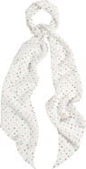 Lost Pattern "Petal Veil" Silk Chiffon Neck Scarf