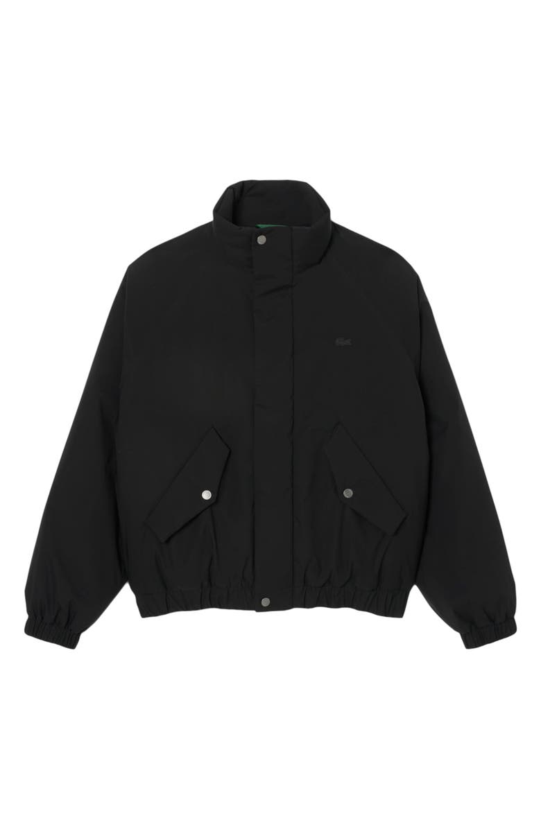 Lacoste Water Repellent Insulated Bomber Jacket, Main, color, 031 Black