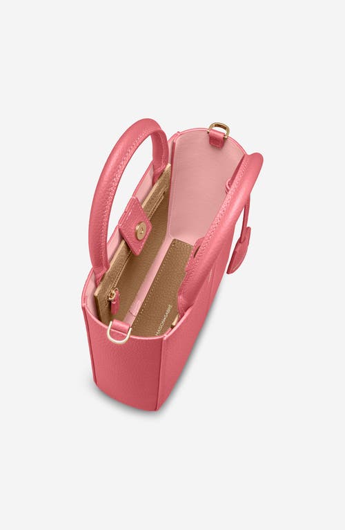 Maison De Sabre Maison De Sabré Mini Leather Soft Tote In Candy Sandstone
