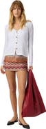 Missoni Cardigan In Cotton And Viscose Tone-on-tone Zig Zag