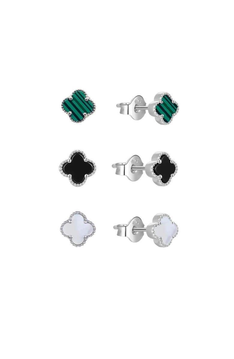 Donatello Gian Sterling Silver Earrings 3 Pack, Main, color, Silver