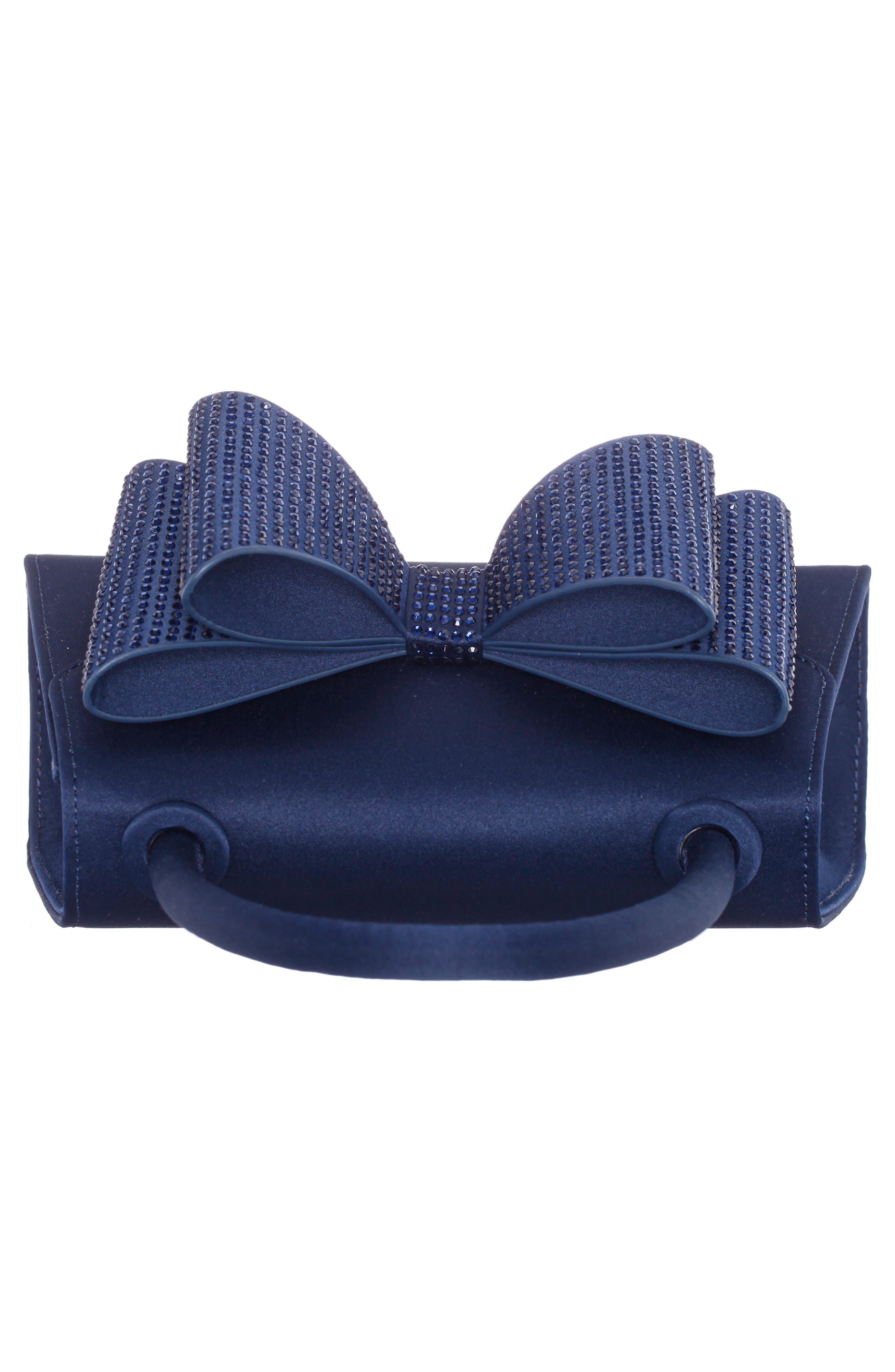 Nina Alila Top Handle Bag, Alternate, color, Navy