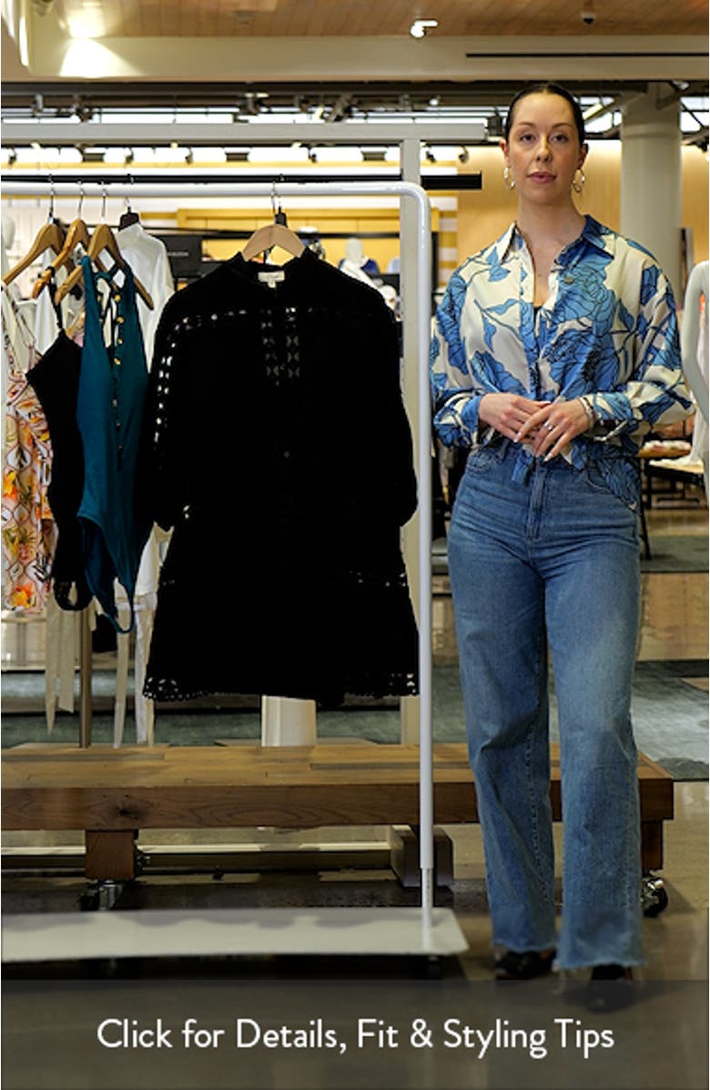 Lace Trim Cover-Up Dress, sales video thumbnail