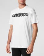 PHILIPP PLEIN T-Shirt Round Neck Ss Spray Effect Print Philipp Plein Tm Men