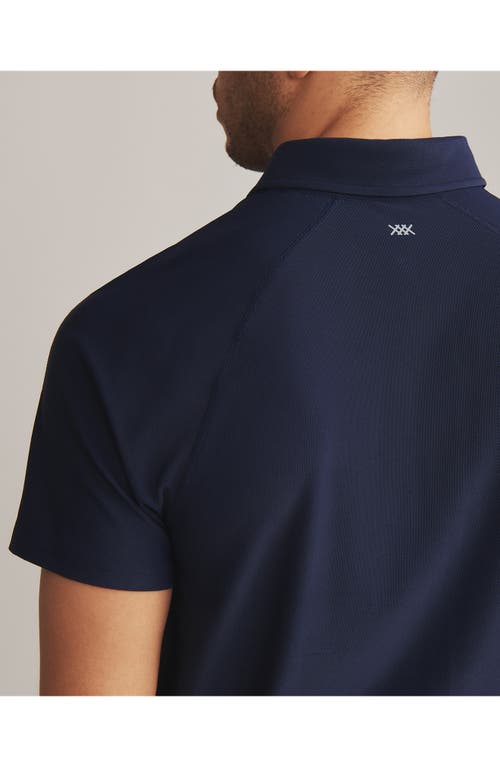 Rhone Regatta Piqué Performance Polo In True Navy