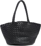 URBAN EXPRESSIONS HANDBAGS Woven Faux Leather Tote Bag