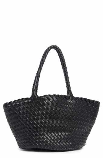 URBAN EXPRESSIONS HANDBAGS Woven Faux Leather Tote Bag