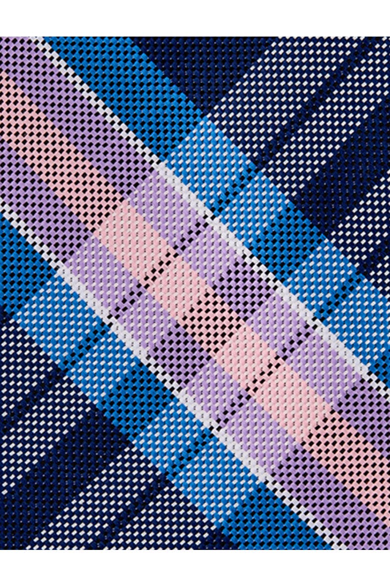 Big & Tall  Traditional Plaid Tie, Alternate, color, NAVY