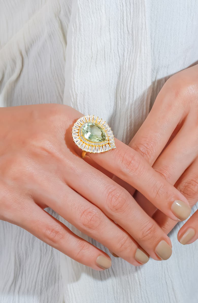 YS GEMS Semiprecious Stone Drop Earrings, Alternate, color, Green