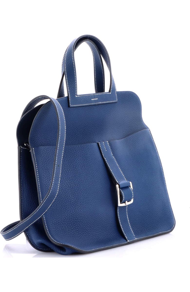 Pre-Owned Hermes Halzan Bag Clemence 31, Alternate, color, Deep Blue