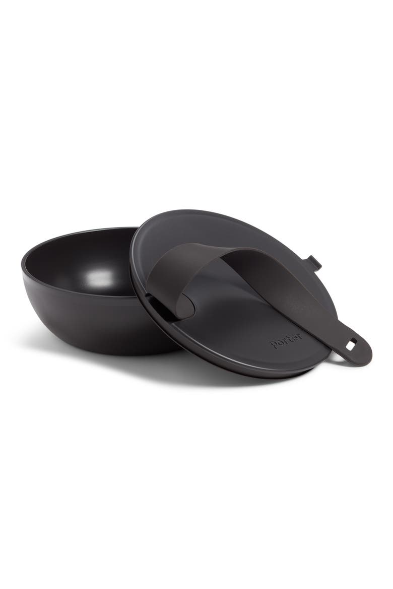 Porter Reusable Lidded Lunch Bowl, Alternate, color, BLACK
