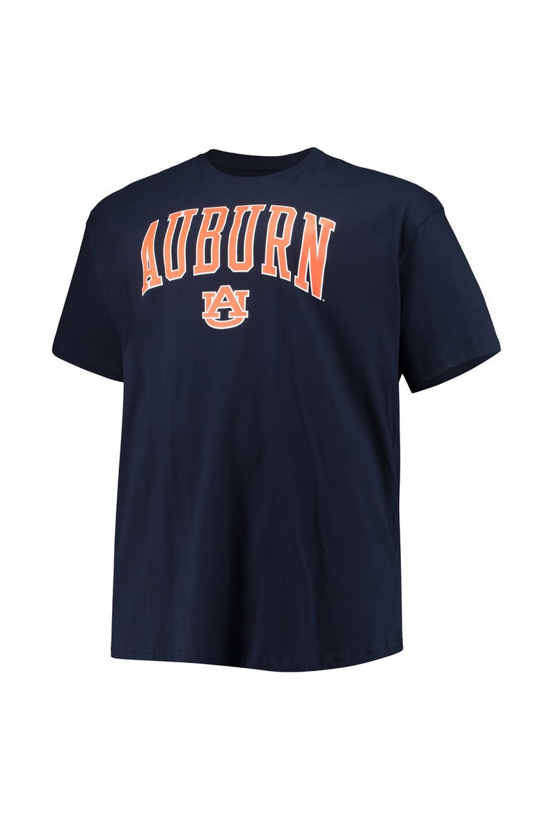 Men's Champion Navy Auburn Tigers Big & Tall Arch Over Wordmark T-Shirt, Alternate, color, Navy