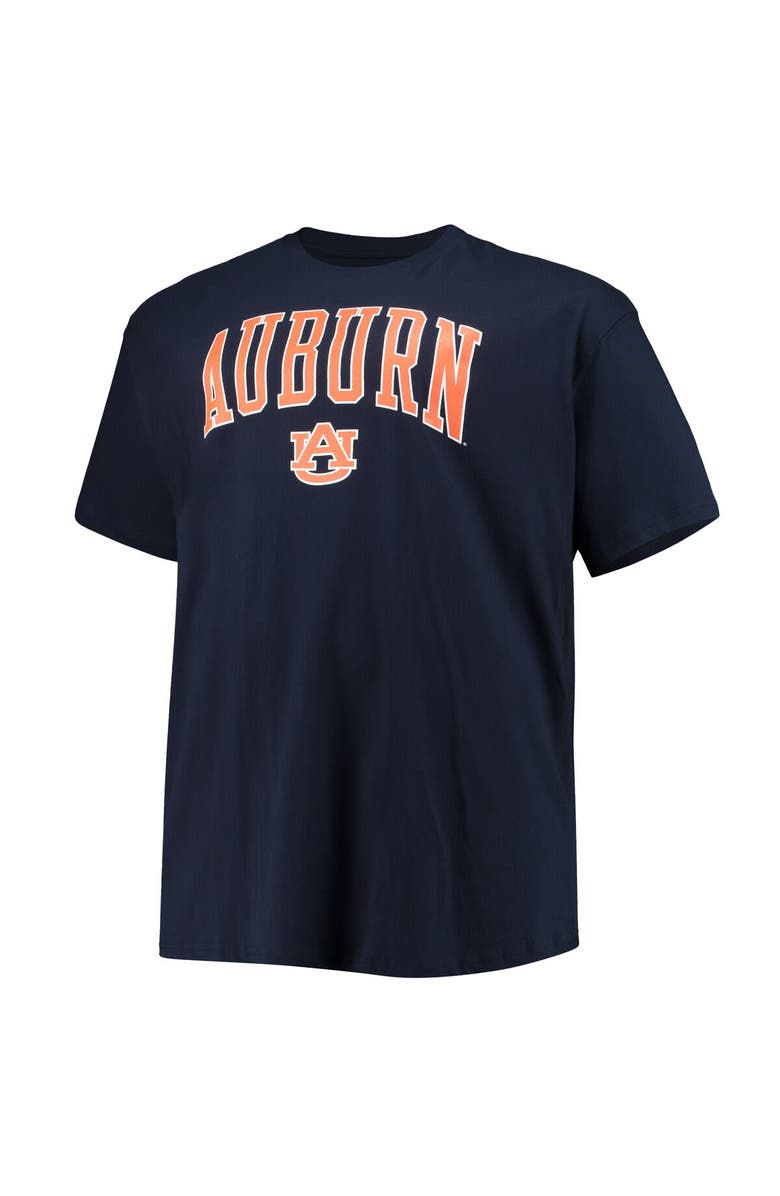 Champion Men's Champion Navy Auburn Tigers Big & Tall Arch Over Wordmark T-Shirt, Alternate, color, 