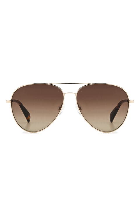 59mm Aviator Sunglasses