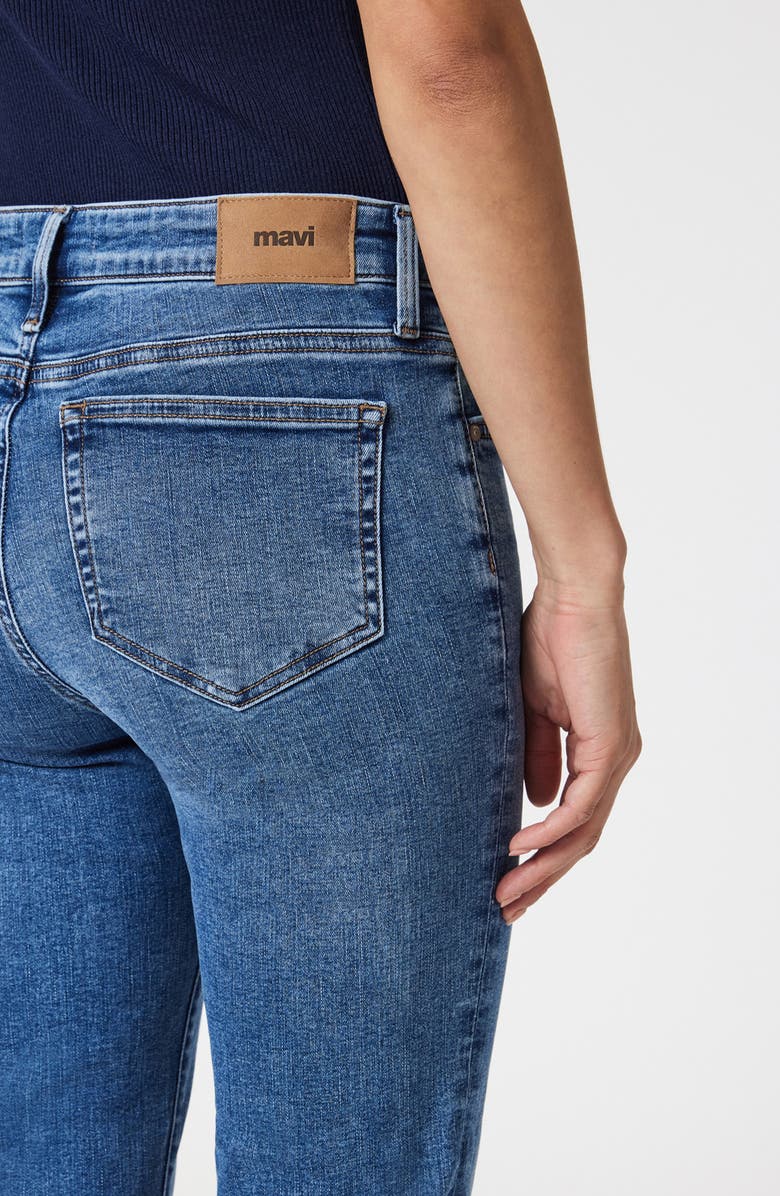 Mavi Jeans Emma Low Rise Slim Boyfriend Jeans, Alternate, color, Mid Brushed Tribeca