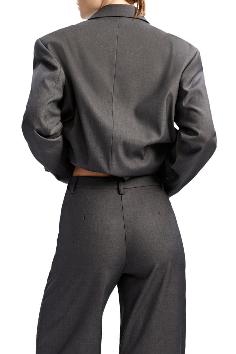 Maxine Suit Pants, Alternate, color, DARK CHARCOAL