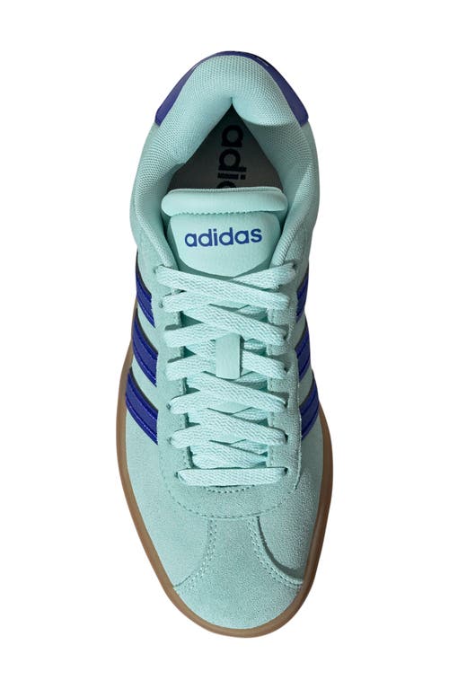 Adidas Originals Adidas Vl Court Platform Sneaker In Flash Aqua/lucid Blue/gum10