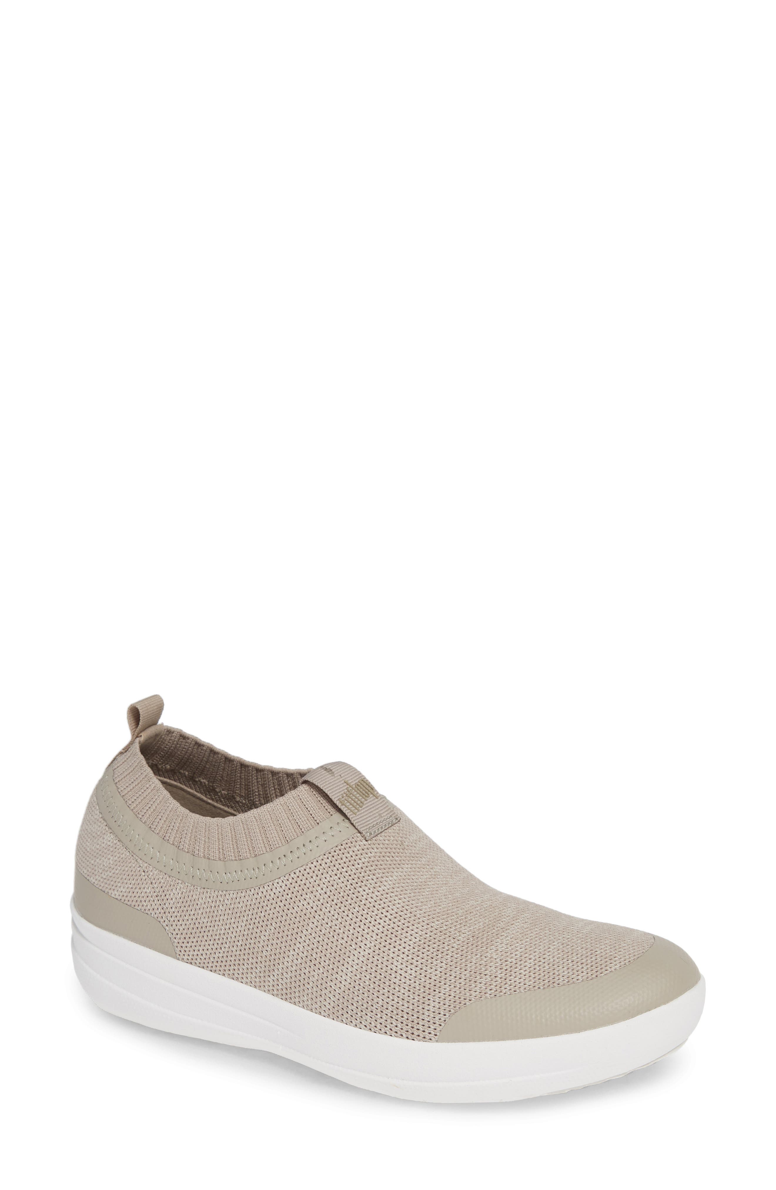 Uberknit Slip-On Sneaker, Main, color, DARK TAUPE MIX FABRIC