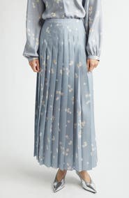 Altuzarra Monti Floral Pleated Skirt