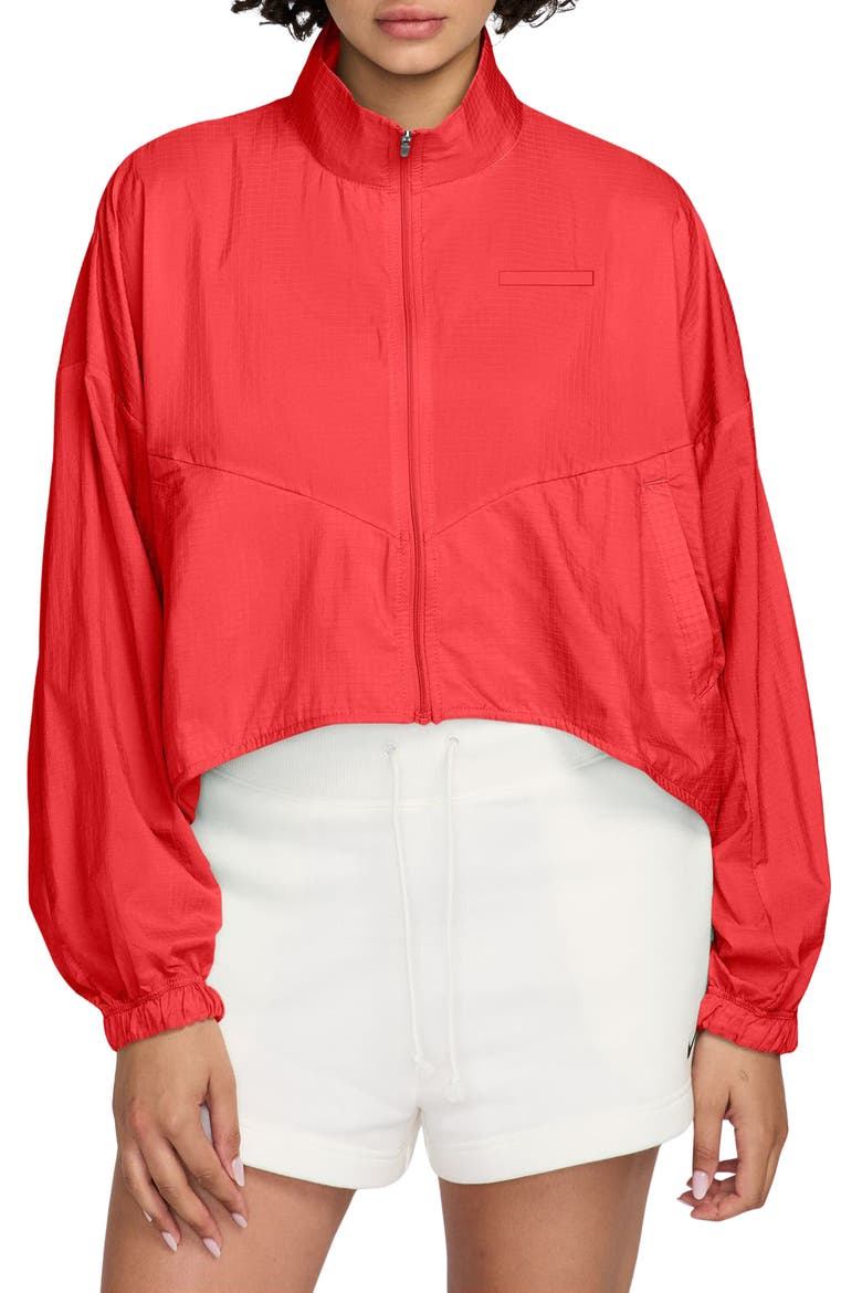 Windrunner Ripstop Jacket, Main, color, LIGHT CRIMSON/ LIGHT CRIMSON