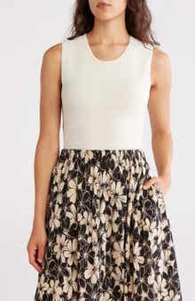 JASON WU Textured Crop Sweater Tank