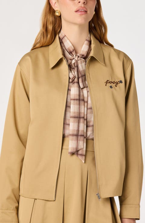 Alice Embroidered Cotton Blend Jacket