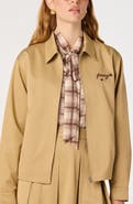 ASTR the Label Alice Embroidered Cotton Blend Jacket