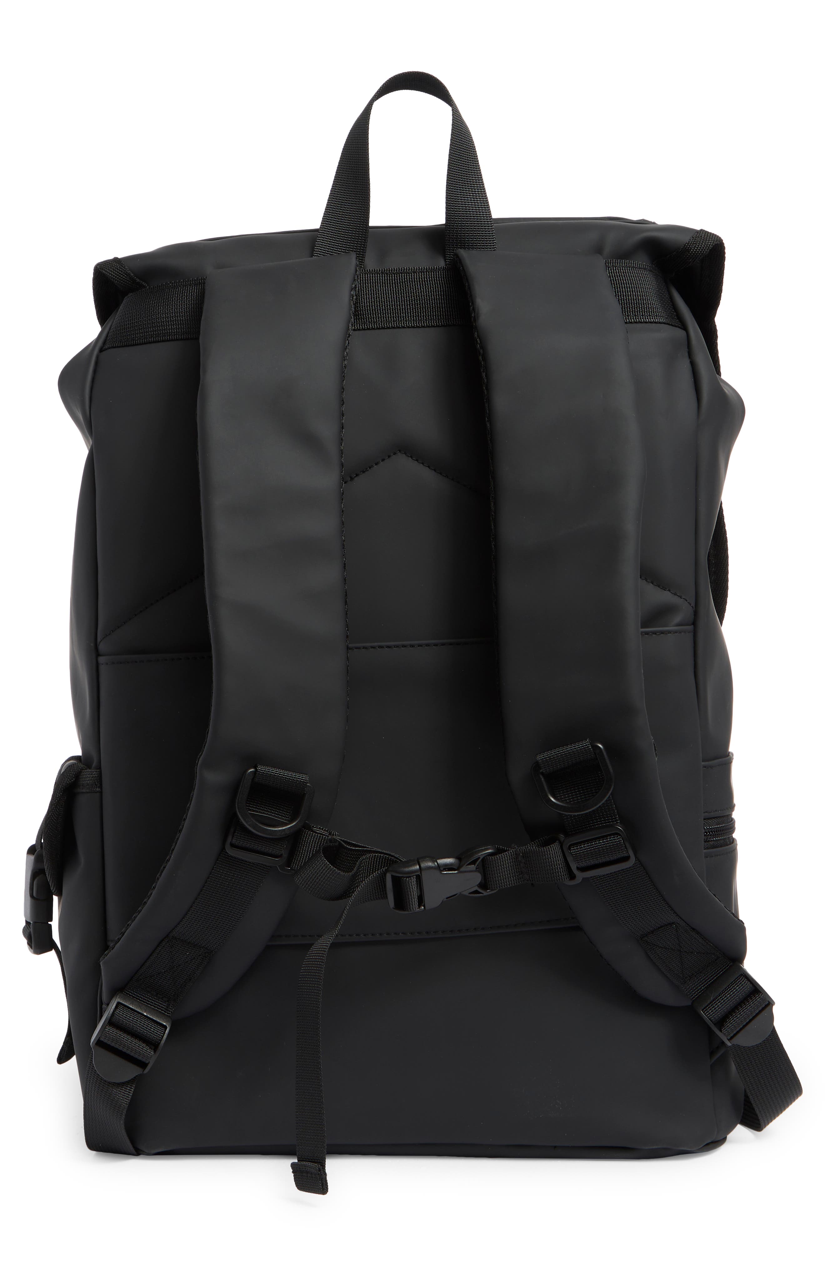 Duchamp Foldover Buckle Rubberized Backpack, Alternate, color, 