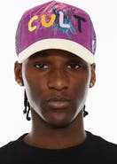 Cult of Individuality Logo Mesh Back Suede Trucker Hat