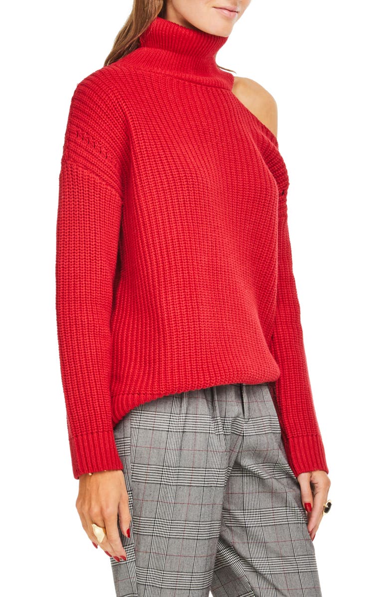 ASTR the Label Sepulveda Sweater, Alternate, color, Cherry Red