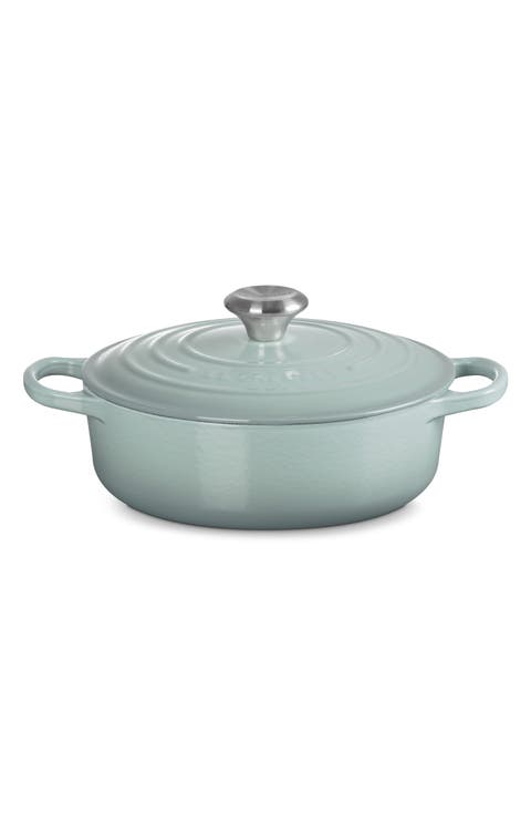 Signature 3.5-Quart Round Enamel Cast Iron Dutch Oven