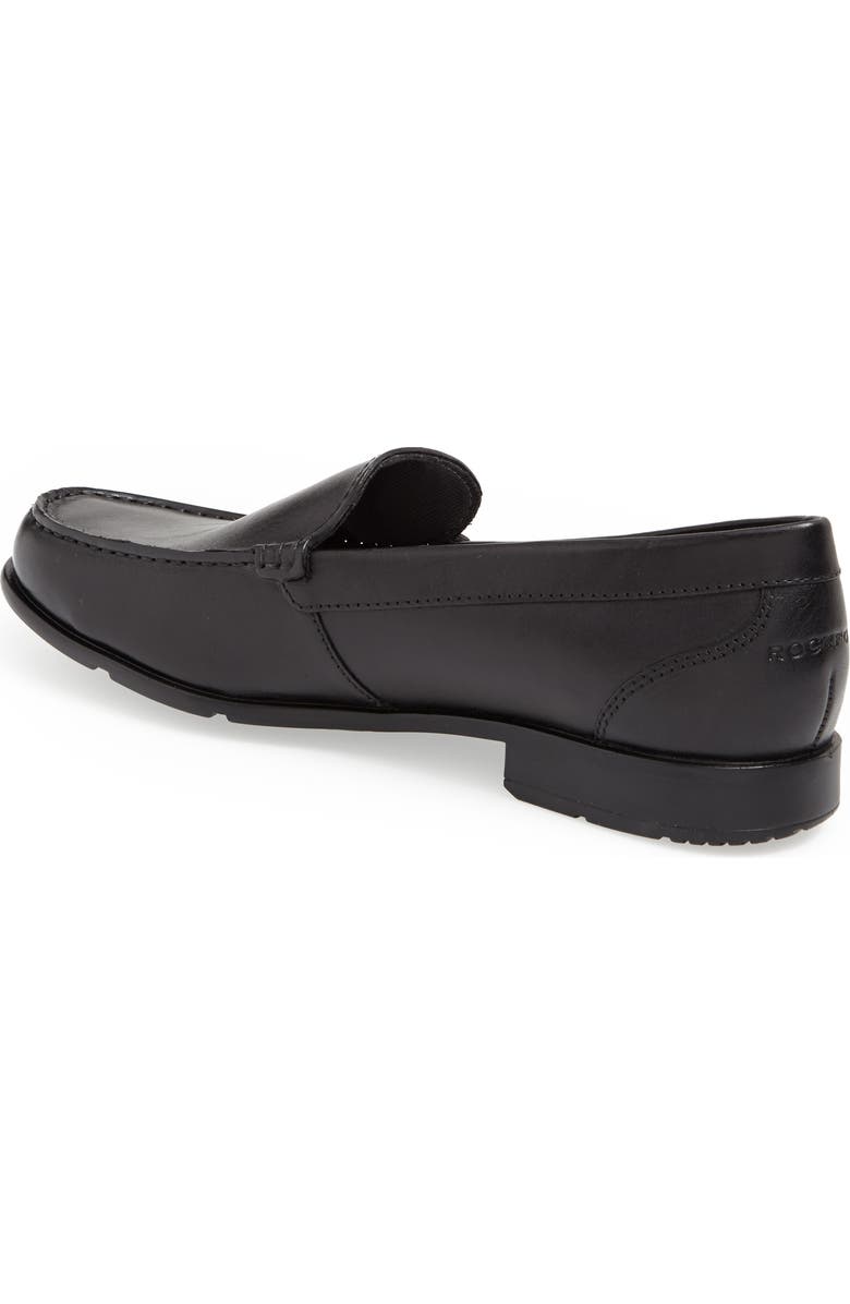 Rockport Classic Venetian Loafer, Alternate, color, Black Leather