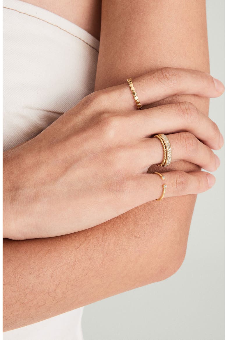 Dot Ring, Alternate, color, Yellow Gold